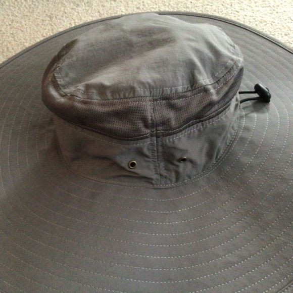 Gardenline - Unisex gray wide brim sun hat - Picture 3 of 7
